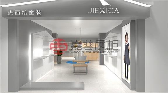 杰西凱（JIEXICA）童裝展柜 湖南長沙店—童裝展柜案例